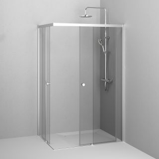 Душевой уголок AM.PM X-Joy W94G-403-12090-MТ 120х90 профиль Хром матовый стекло прозрачное